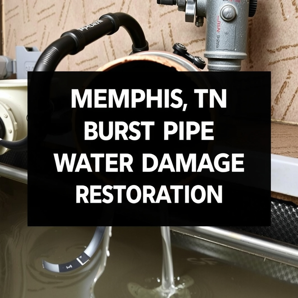 Memphis TN Burst Pipe Water Damage Restoration Services - image 2